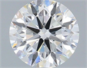 Lab Grown Diamond 1.21 Carats, Round with Excellent Cut, D Color, VS1 Clarity and Certified by IGI