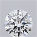 Lab Grown Diamond 3.01 Carats, Round with Ideal Cut, E Color, VS1 Clarity and Certified by IGI