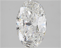 Natural Diamond 3.01 Carats, Oval with  Cut, E Color, SI1 Clarity and Certified by GIA