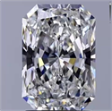 Natural Diamond 2.02 Carats, Radiant with  Cut, F Color, SI1 Clarity and Certified by GIA