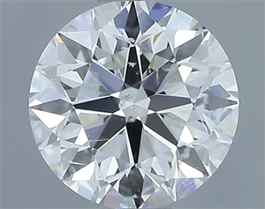 Foto Diamante Natural 0.90 quilates, Redondo , Color F, claridad SI1 y certificado IGI de