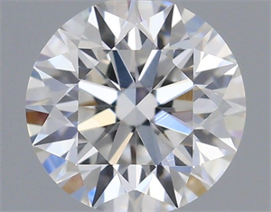 Foto Diamante Natural 0.40 quilates, Redondo , Color F, claridad VS2 y certificado GIA de