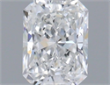 Natural Diamond 0.41 Carats, Radiant with  Cut, E Color, VVS2 Clarity and Certified by GIA