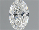 Natural Diamond 0.64 Carats, Oval with  Cut, G Color, VS1 Clarity and Certified by GIA