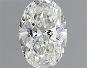 Picture of Natural Diamond 0.56 Carats, Oval with  Cut, H Color, VS1 Clarity and Certified by GIA