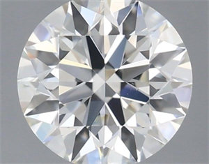 Picture of Natural Diamond 0.46 Carats, Round with Excellent Cut, I Color, VS2 Clarity and Certified by GIA