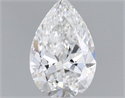 Natural Diamond 0.40 Carats, Pear with  Cut, E Color, VS1 Clarity and Certified by GIA