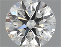 Natural Diamond 0.51 Carats, Round with Excellent Cut, K Color, SI1 Clarity and Certified by GIA