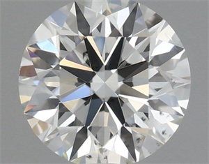 Picture of Natural Diamond 0.51 Carats, Round with Excellent Cut, K Color, SI1 Clarity and Certified by GIA