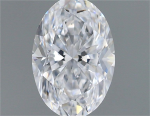 Picture of Natural Diamond 0.57 Carats, Oval with  Cut, D Color, VS2 Clarity and Certified by GIA
