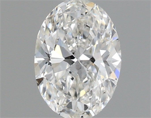 Picture of Natural Diamond 0.52 Carats, Oval with  Cut, H Color, SI1 Clarity and Certified by GIA