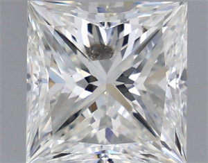 Picture of Natural Diamond 1.00 Carats, Princess with  Cut, H Color, I1 Clarity and Certified by GIA
