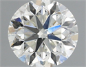 Natural Diamond 0.71 Carats, Round with Very Good Cut, J Color, SI2 Clarity and Certified by GIA