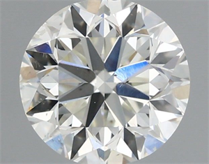 Picture of Natural Diamond 0.71 Carats, Round with Very Good Cut, J Color, SI2 Clarity and Certified by GIA