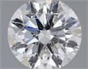 Natural Diamond 0.70 Carats, Round with Excellent Cut, F Color, I1 Clarity and Certified by IGI