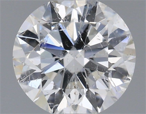 Picture of Natural Diamond 0.70 Carats, Round with Excellent Cut, F Color, I1 Clarity and Certified by IGI