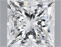 Natural Diamond 1.50 Carats, Princess with  Cut, H Color, SI2 Clarity and Certified by GIA