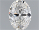 Diamante Natural 0.51 quilates, Ovalado , Color H, claridad SI2 y certificado GIA