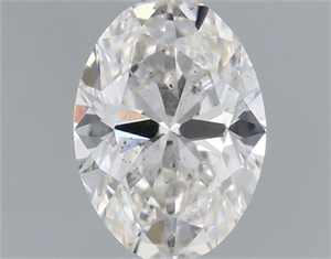 Foto Diamante Natural 0.51 quilates, Ovalado , Color H, claridad SI2 y certificado GIA de