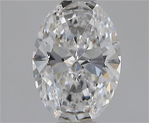 Picture of Natural Diamond 1.01 Carats, Oval with  Cut, D Color, SI1 Clarity and Certified by GIA
