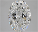 Diamante Natural 2.50 quilates, Ovalado , Color E, claridad VVS1 y certificado GIA