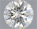 Natural Diamond 0.40 Carats, Round with Excellent Cut, I Color, SI1 Clarity and Certified by IGI