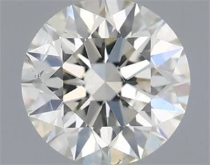Picture of Natural Diamond 0.40 Carats, Round with Excellent Cut, I Color, SI1 Clarity and Certified by IGI