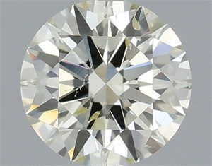 Foto Diamante Natural 0.41 quilates, Redondo , Color K, claridad SI1 y certificado IGI de