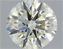 Natural Diamond 0.40 Carats, Round with Excellent Cut, L Color, VS2 Clarity and Certified by IGI