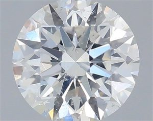 Picture of Natural Diamond 0.50 Carats, Round with Excellent Cut, F Color, I1 Clarity and Certified by IGI