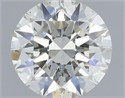 Natural Diamond 0.51 Carats, Round with Excellent Cut, I Color, VS2 Clarity and Certified by IGI