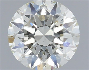 Picture of Natural Diamond 0.51 Carats, Round with Excellent Cut, I Color, VS2 Clarity and Certified by IGI