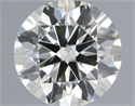 Natural Diamond 0.50 Carats, Round with Excellent Cut, J Color, SI1 Clarity and Certified by IGI