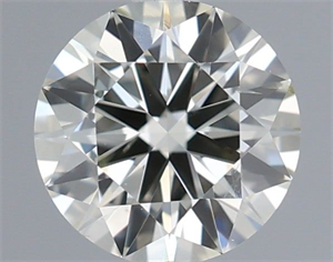 Picture of Natural Diamond 0.50 Carats, Round with Excellent Cut, J Color, SI1 Clarity and Certified by IGI