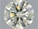 Natural Diamond 0.71 Carats, Round with Excellent Cut, M Color, SI2 Clarity and Certified by IGI