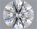 Natural Diamond 0.42 Carats, Round with Excellent Cut, F Color, SI1 Clarity and Certified by IGI