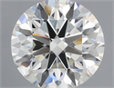 Natural Diamond 0.56 Carats, Round with Excellent Cut, H Color, SI1 Clarity and Certified by IGI