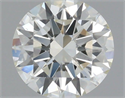 Natural Diamond 0.50 Carats, Round with Excellent Cut, J Color, SI1 Clarity and Certified by IGI