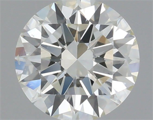 Picture of Natural Diamond 0.50 Carats, Round with Excellent Cut, J Color, SI1 Clarity and Certified by IGI