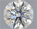 Natural Diamond 0.52 Carats, Round with Excellent Cut, I Color, SI1 Clarity and Certified by IGI