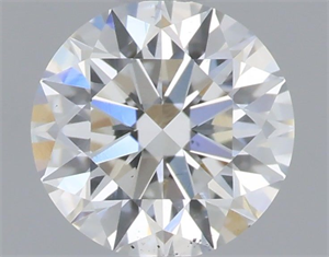 Foto Diamante Natural 0.51 quilates, Redondo , Color F, claridad SI1 y certificado IGI de