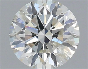 Picture of Natural Diamond 0.41 Carats, Round with Excellent Cut, I Color, I1 Clarity and Certified by IGI