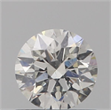 Natural Diamond 0.60 Carats, Round with Very Good Cut, H Color, SI2 Clarity and Certified by GIA