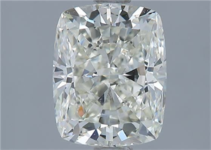 Foto Diamante Natural 1.71 quilates, Del cojín , Color K, claridad VVS1 y certificado GIA de