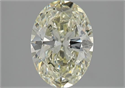 Natural Diamond 1.90 Carats, Oval with  Cut, M Color, VS1 Clarity and Certified by GIA