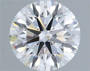 Picture of Lab Grown Diamond 1.23 Carats, Round with Excellent Cut, E Color, VVS2 Clarity and Certified by IGI