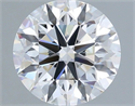 Lab Grown Diamond 1.21 Carats, Round with Excellent Cut, D Color, VS1 Clarity and Certified by IGI