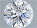 Lab Grown Diamond 1.27 Carats, Round with Excellent Cut, D Color, VS1 Clarity and Certified by IGI