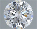 Del inventario de diamantes de laboratorio, 1.29 quilates, Redondo , Color D, claridad VVS2 y certificado IGI