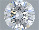 Del inventario de diamantes de laboratorio, 1.29 quilates, Redondo , Color E, claridad VVS2 y certificado IGI